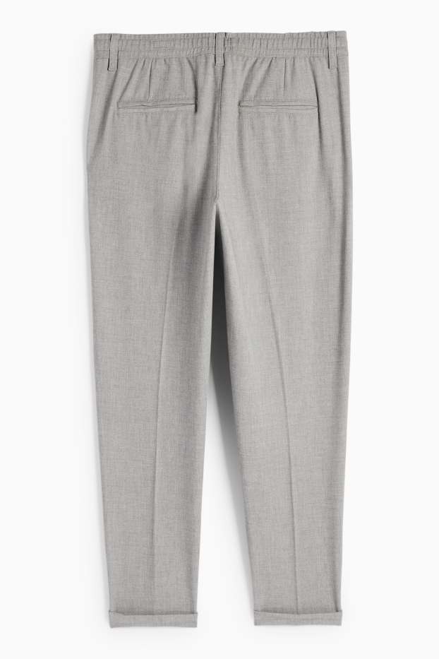 Hommes - Chino - tapered fit - gris