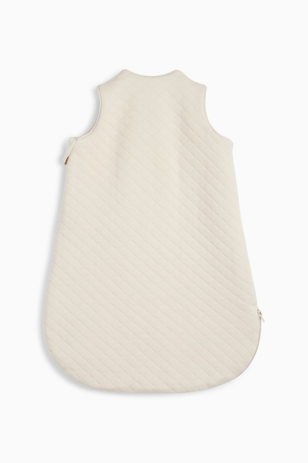 Unisex - Giraffe - babyslaapzak - 0 tot 4 maanden - licht beige