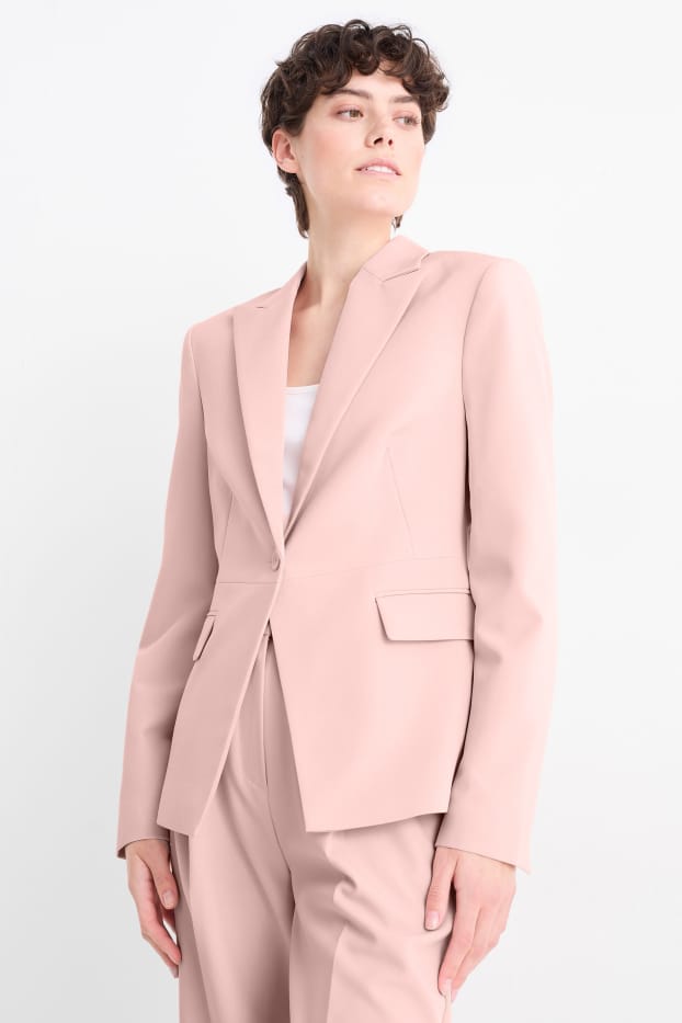 Women - Business blazer - fitted - rose