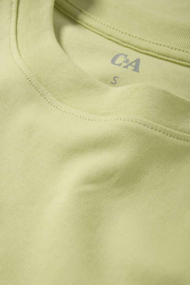 Femmes - T-shirt - slim fit - vert clair