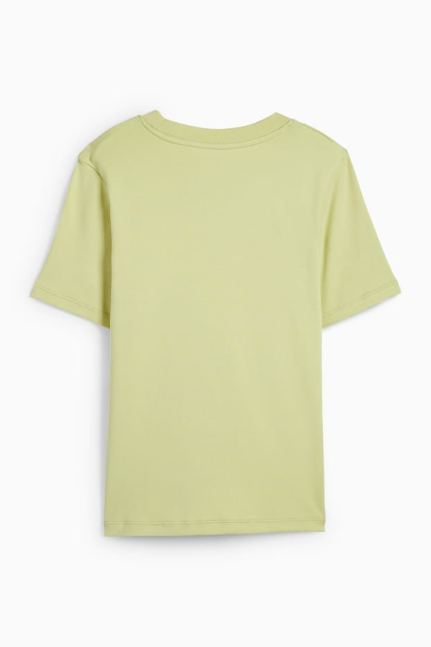 Femmes - T-shirt - slim fit - vert clair