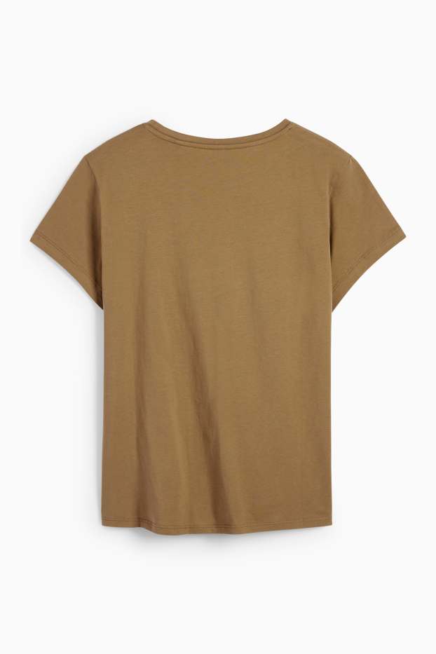 Damen - T-Shirt - khaki