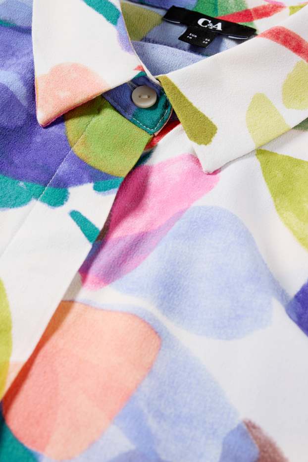 Dona - Brusa - estampada - blanc trencat