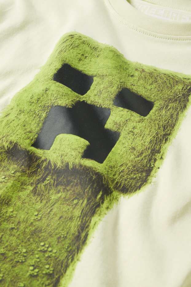 Kinderen: jongens - Minecraft - T-shirt - kasjmierkleurig