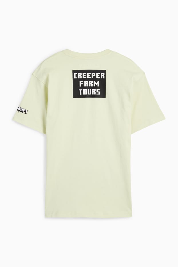 Kinderen: jongens - Minecraft - T-shirt - kasjmierkleurig