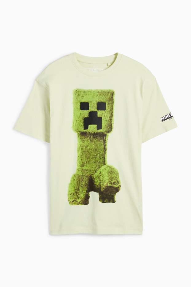 Copii - Băieți - Minecraft - tricou cu mânecă scurtă - cașmir