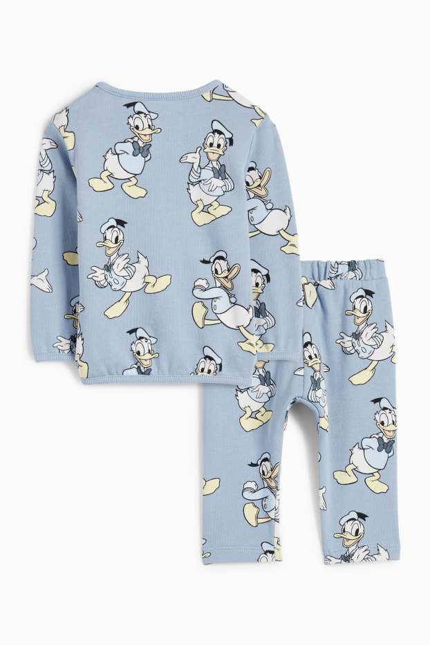 Bebés niños - Pato Donald - conjunto para bebé - 2 piezas - azul
