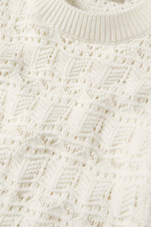 Bambine - Maglione - bianco crema
