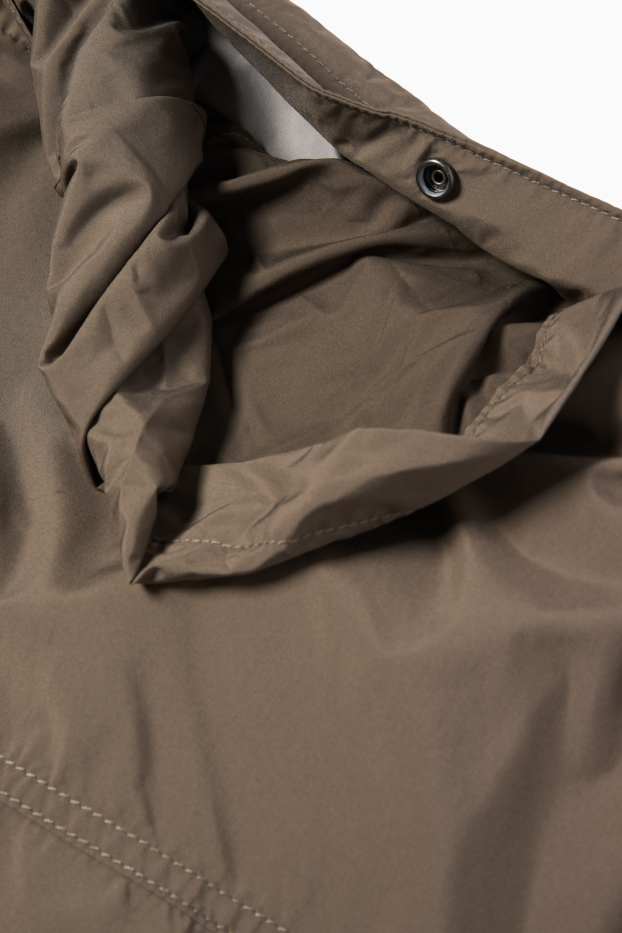 Home - Jaqueta amb caputxa - resistent a l’aigua - marró