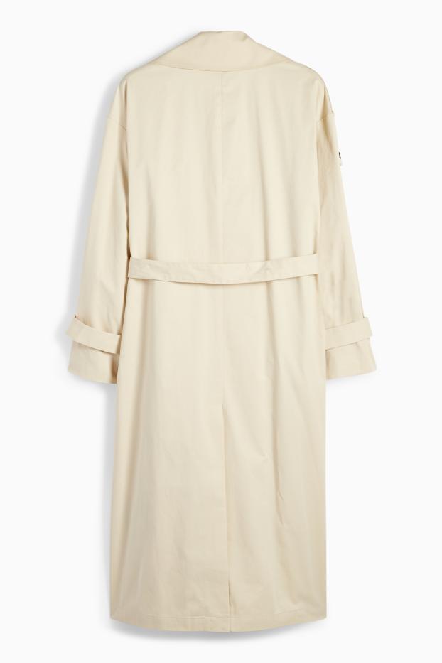 Dames - Trenchcoat - licht beige
