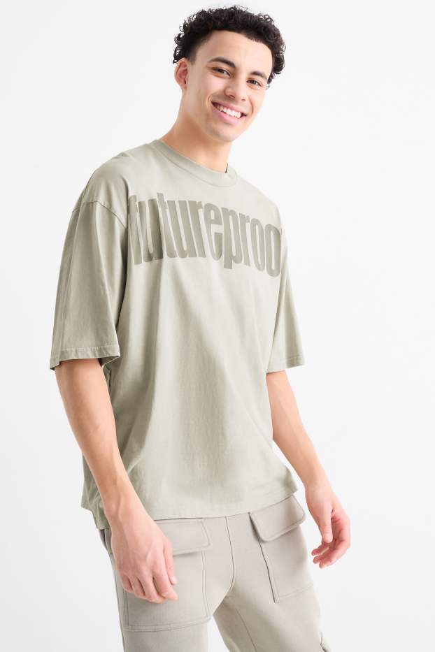 Herren - T-Shirt - Oversized - grau