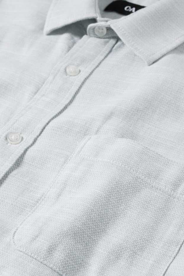 Herren - Hemd - Regular Fit - Kent - hellgrau