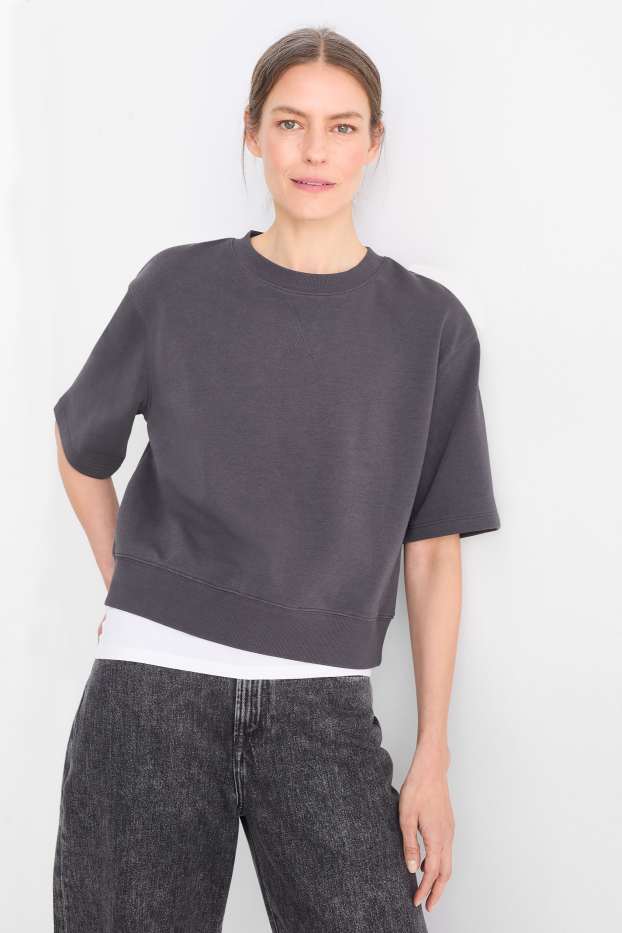Women - Sweatshirt - dark gray