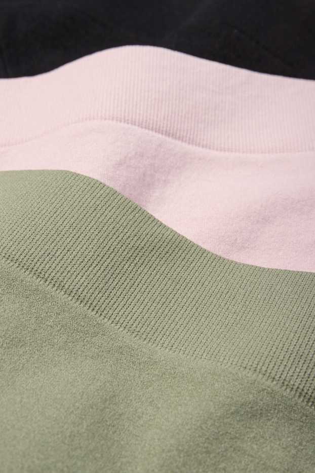 Dames - Set van 3 - slip - naadloos - groen