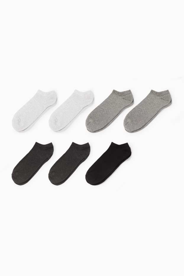 Herren - Multipack 7er - Sneakersocken - schwarz
