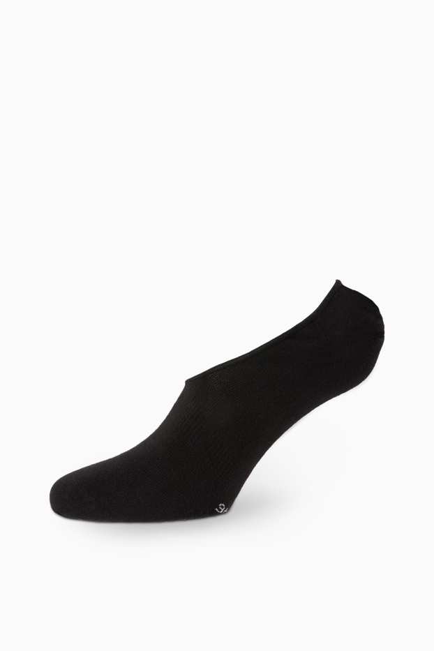 Pánské - Multipack 3 ks - nízké ponožky - černá