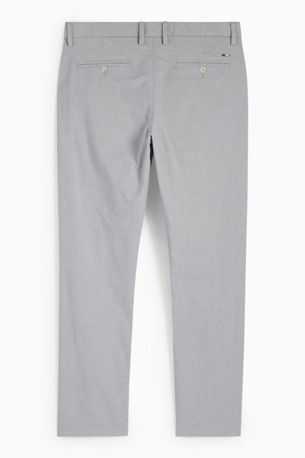 Herren - Chino - Slim Fit - hellgrau