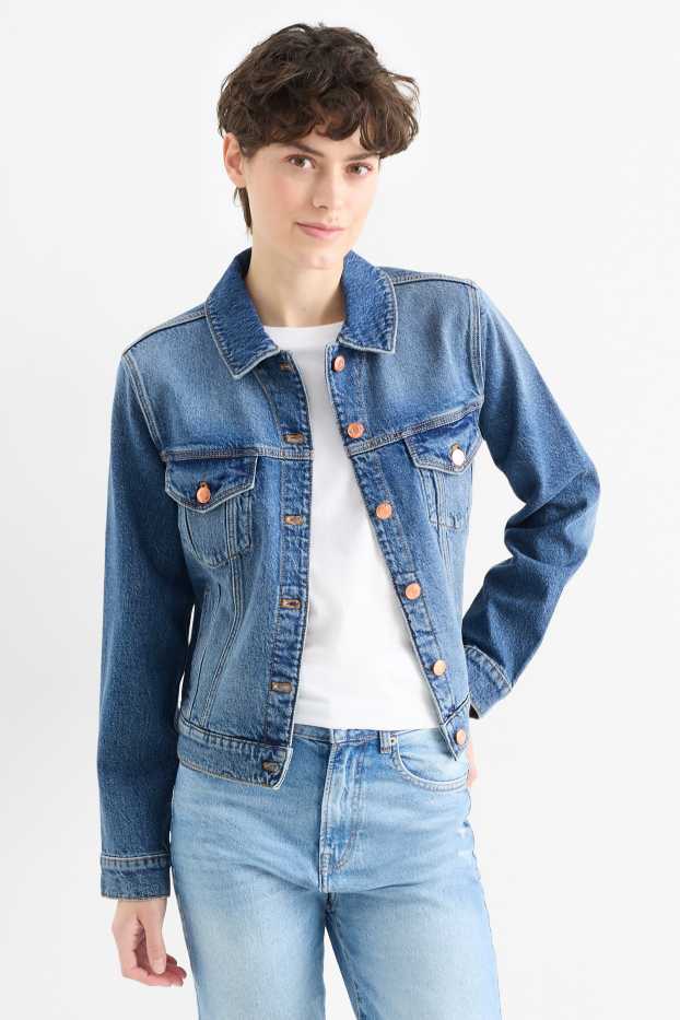 Femmes - Veste en jean - jean bleu