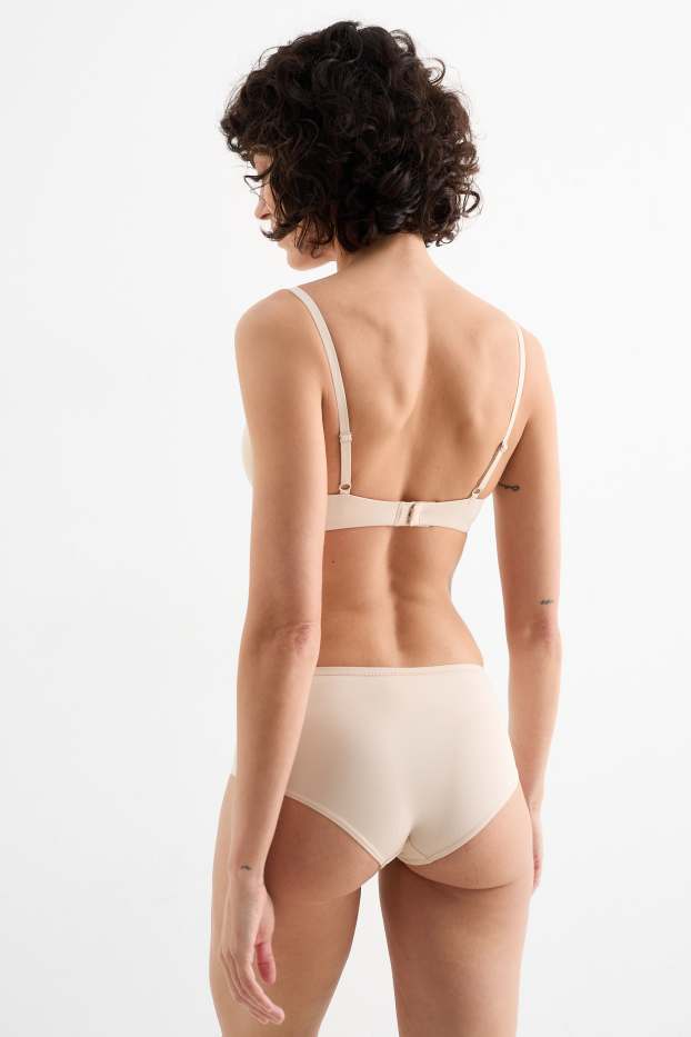Damen - Multipack 3er - Hipster - hellbeige