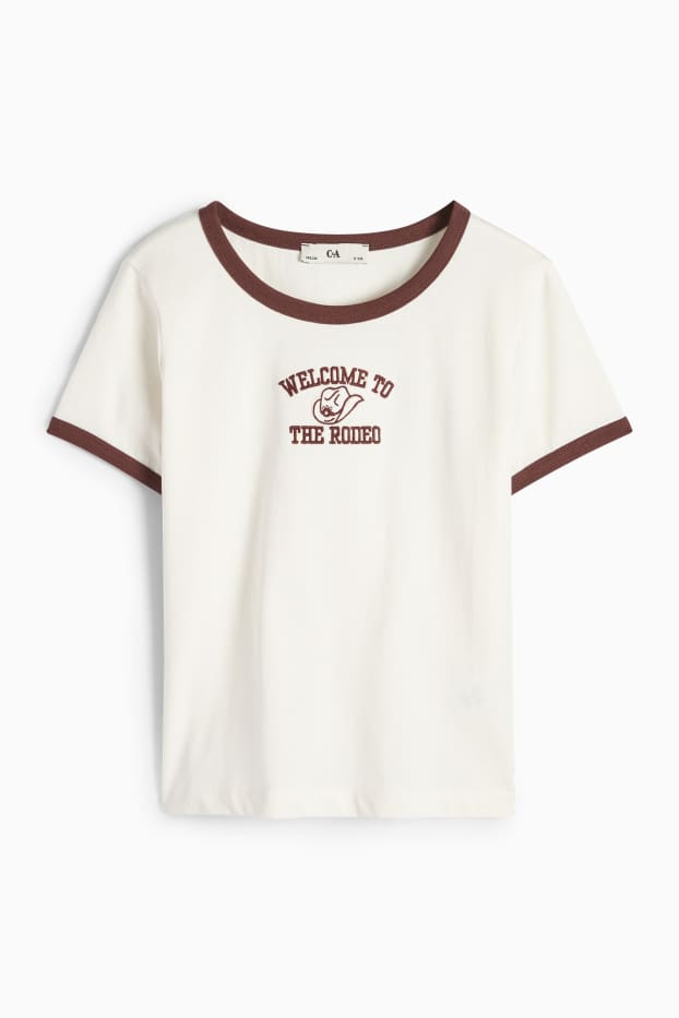 Children Girls - Rodeo - short sleeve T-shirt - cremewhite