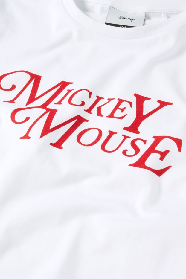Mujer - Camiseta - Mickey Mouse - blanco