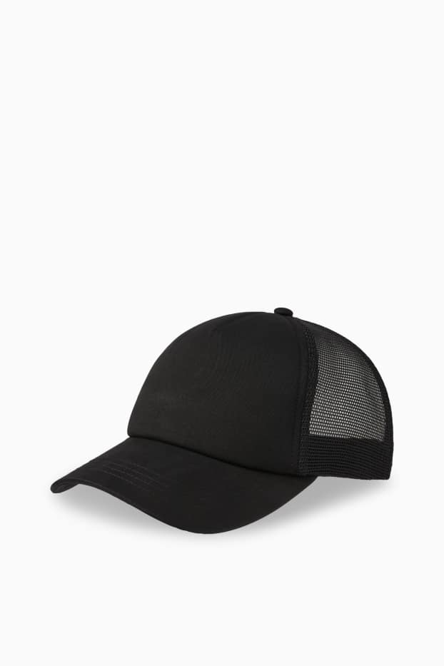 Hommes - Casquette - noir