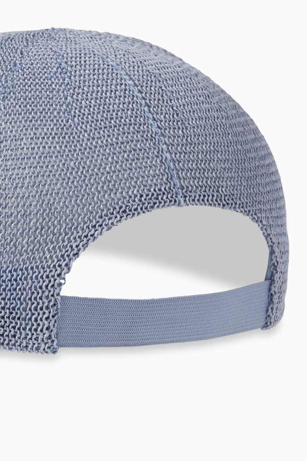 Donna - Cappellino in paglia - azzurro