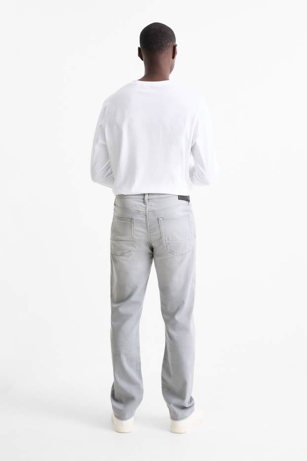 Herren - Straight Jeans - Flex - Jog Denim - LYCRA® - helljeansgrau