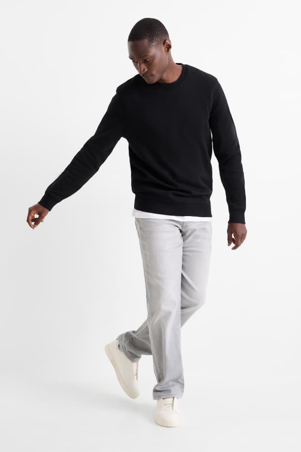 Herren - Straight Jeans - Flex - Jog Denim - LYCRA® - helljeansgrau