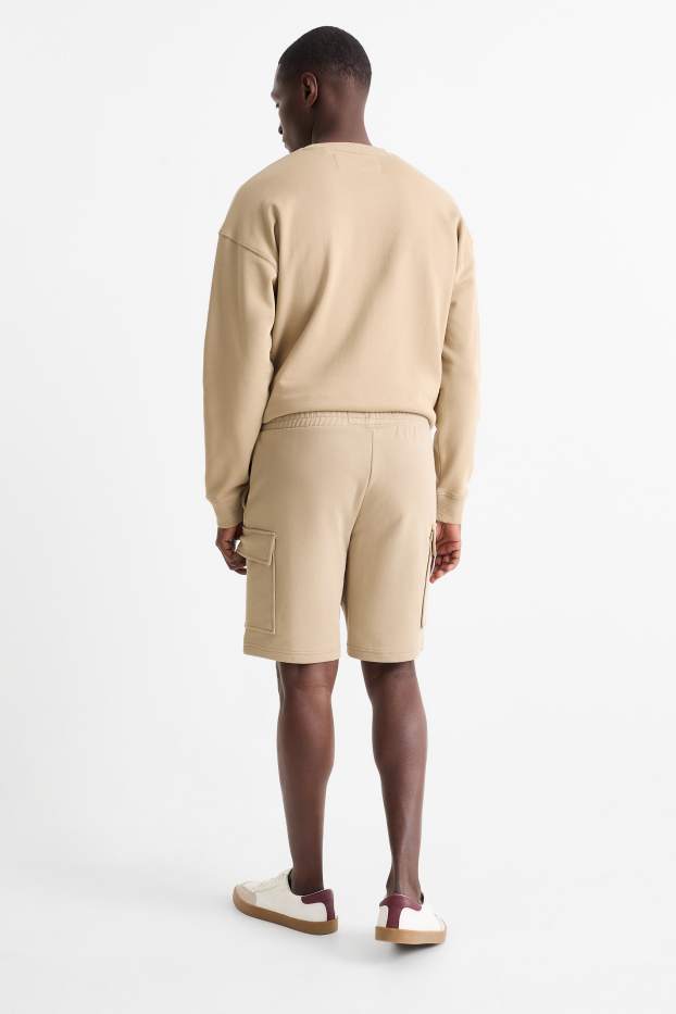Home - Pantalons curts cargo - beix
