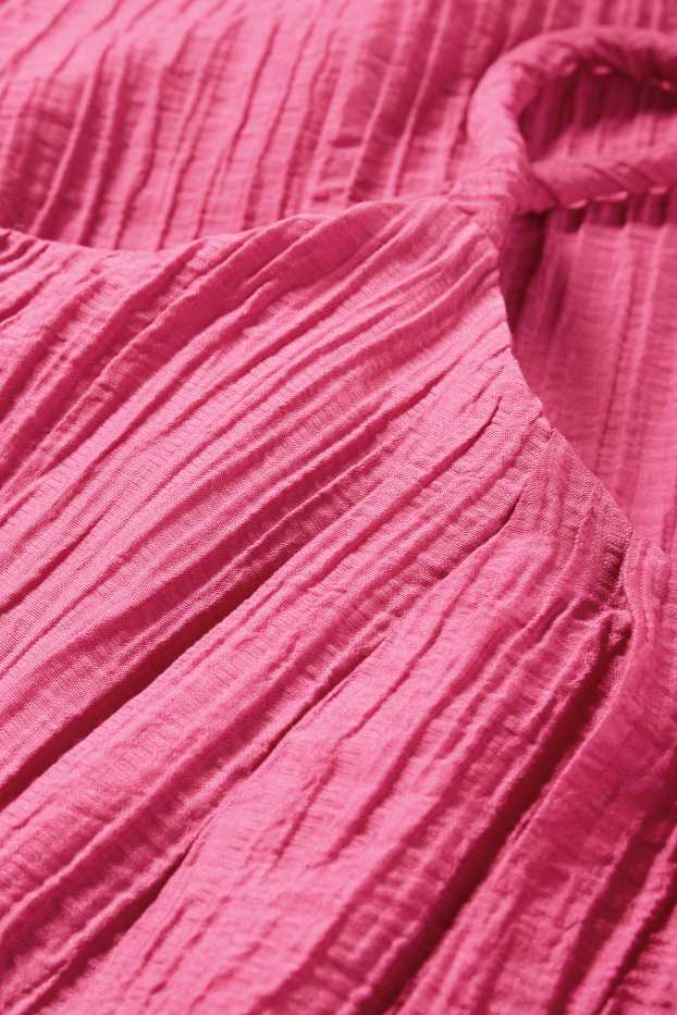 Women - A-line dress - dark rose