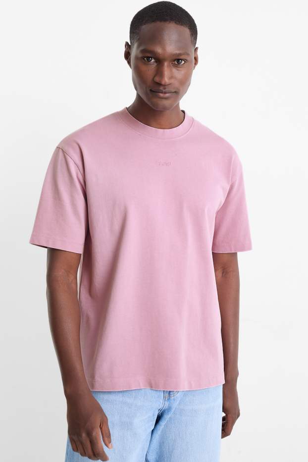 Hommes - T-shirt - relaxed fit - violet