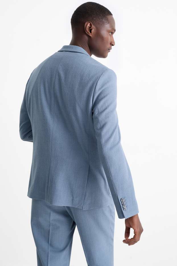 Hommes - Veste de costume - slim fit - bleu