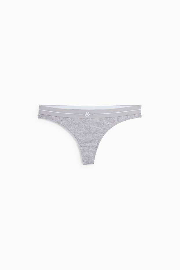 Femmes - String - gris