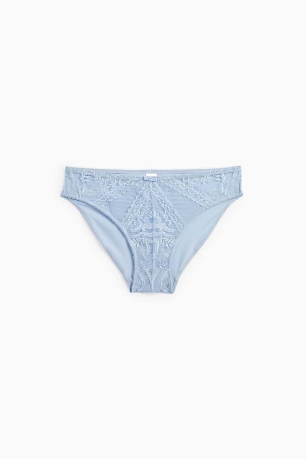Damen - Slip - hellblau
