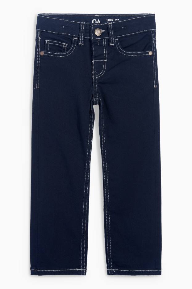 Kinder Buben - Straight Jeans - dunkeljeansblau