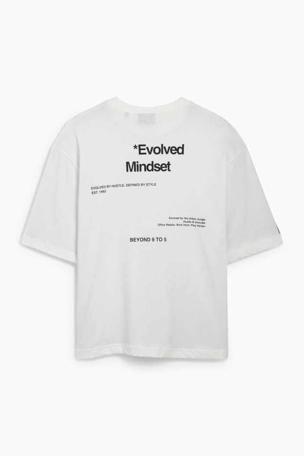Herren - T-Shirt - Oversized - hellgrau