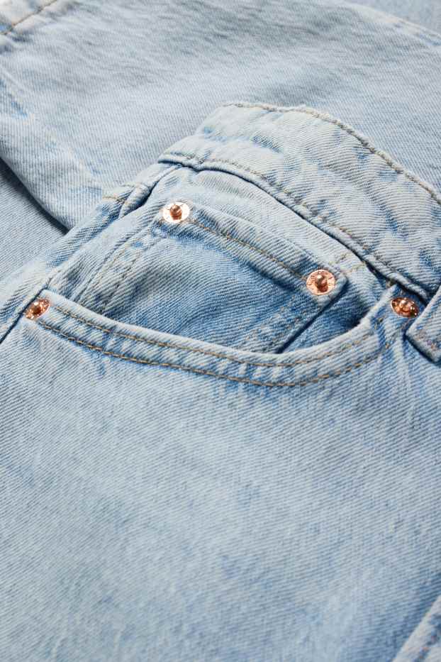 Dames - Mom jeans - high waist - LYCRA® - jeanslichtblauw