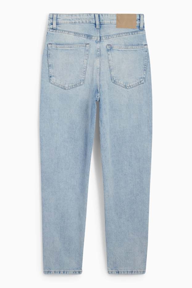 Dames - Mom jeans - high waist - LYCRA® - jeanslichtblauw