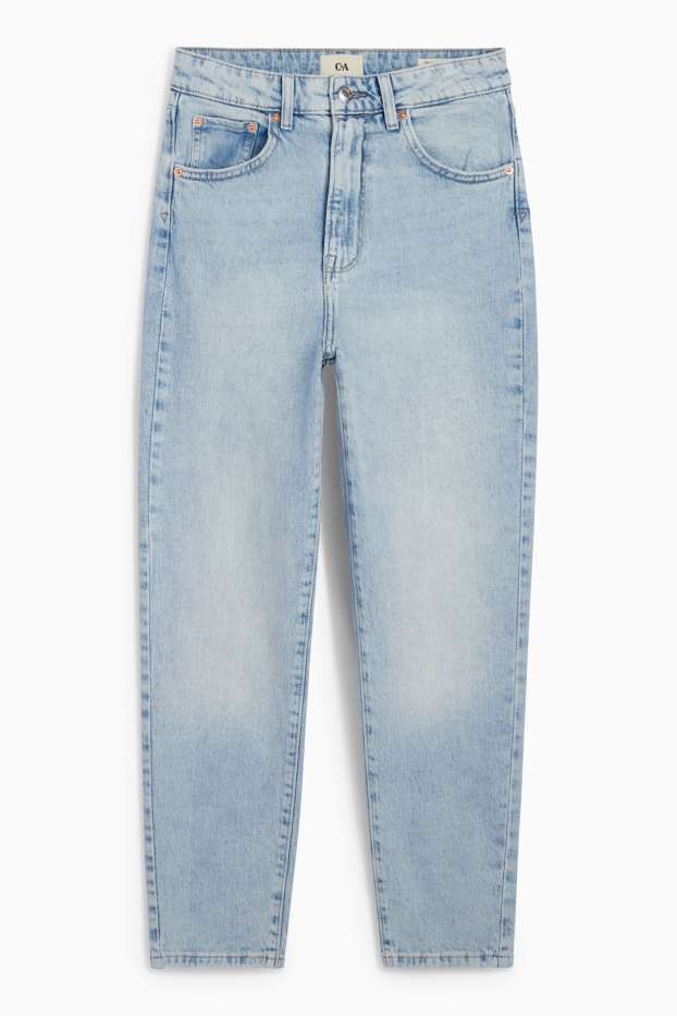 Dames - Mom jeans - high waist - LYCRA® - jeanslichtblauw