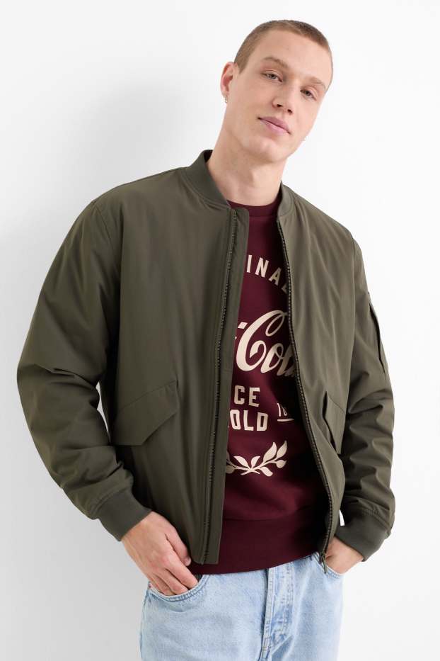 Herren - Bomberjacke - khaki