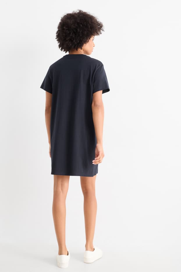 Women - T-shirt dress - dark blue