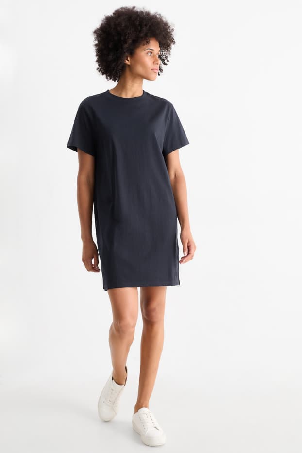 Women - T-shirt dress - dark blue