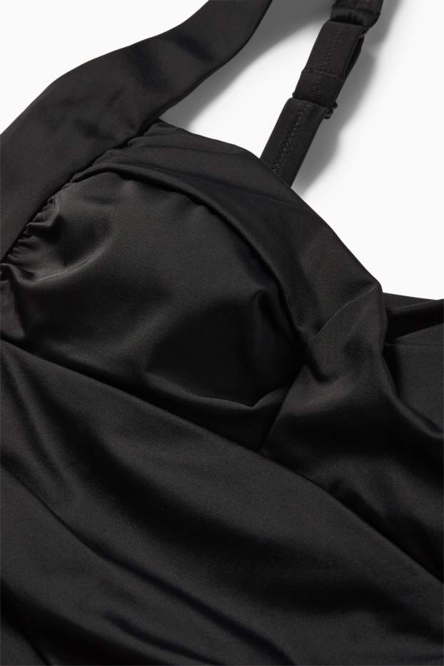 Femei - Costum de baie cu pliuri - vătuit - LYCRA® XTRA LIFE™ - negru
