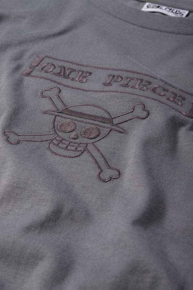 Hommes - T-shirt - oversize - One Piece - gris foncé