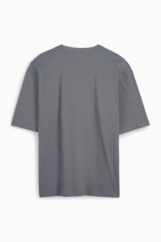 Hommes - T-shirt - oversize - One Piece - gris foncé