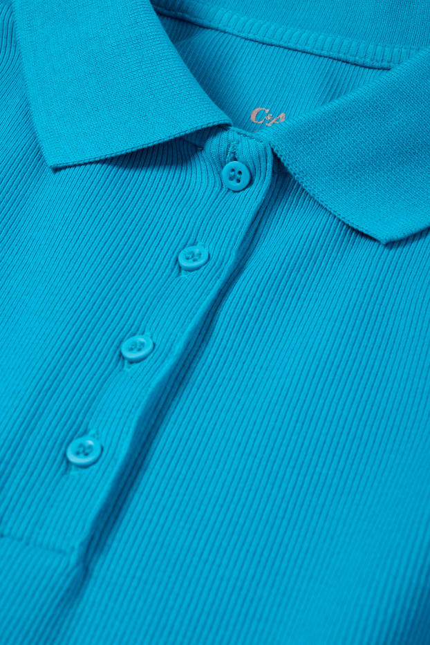Femei - Tricou polo - reiat - petrol