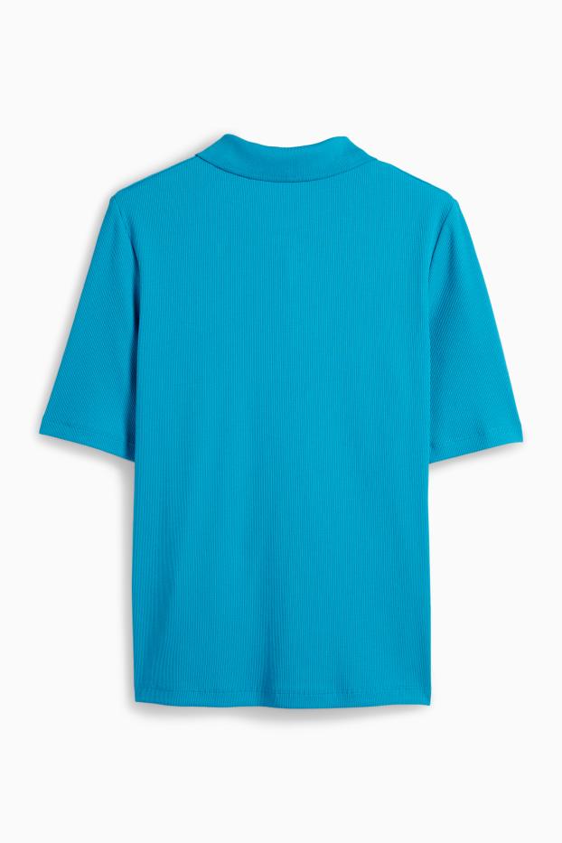 Femei - Tricou polo - reiat - petrol