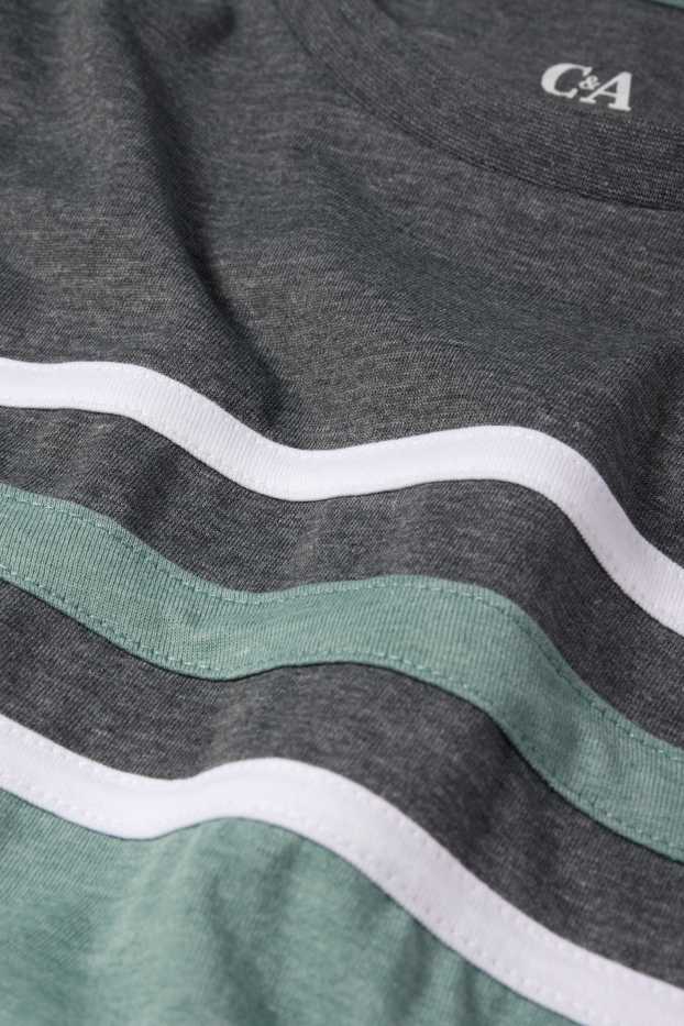 Herren - Shorty-Pyjama - grau