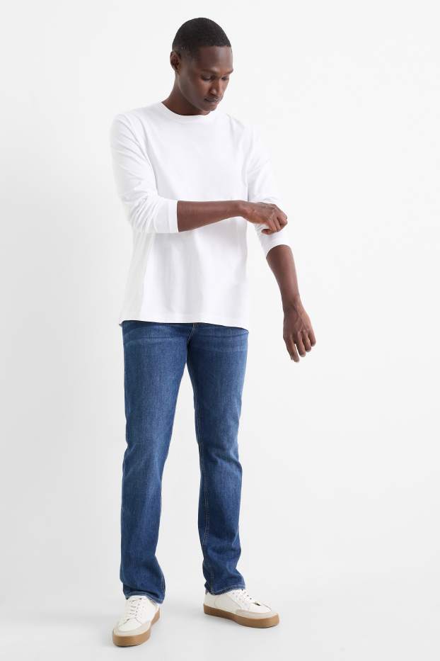 Hommes - Straight jean - LYCRA® - jean bleu